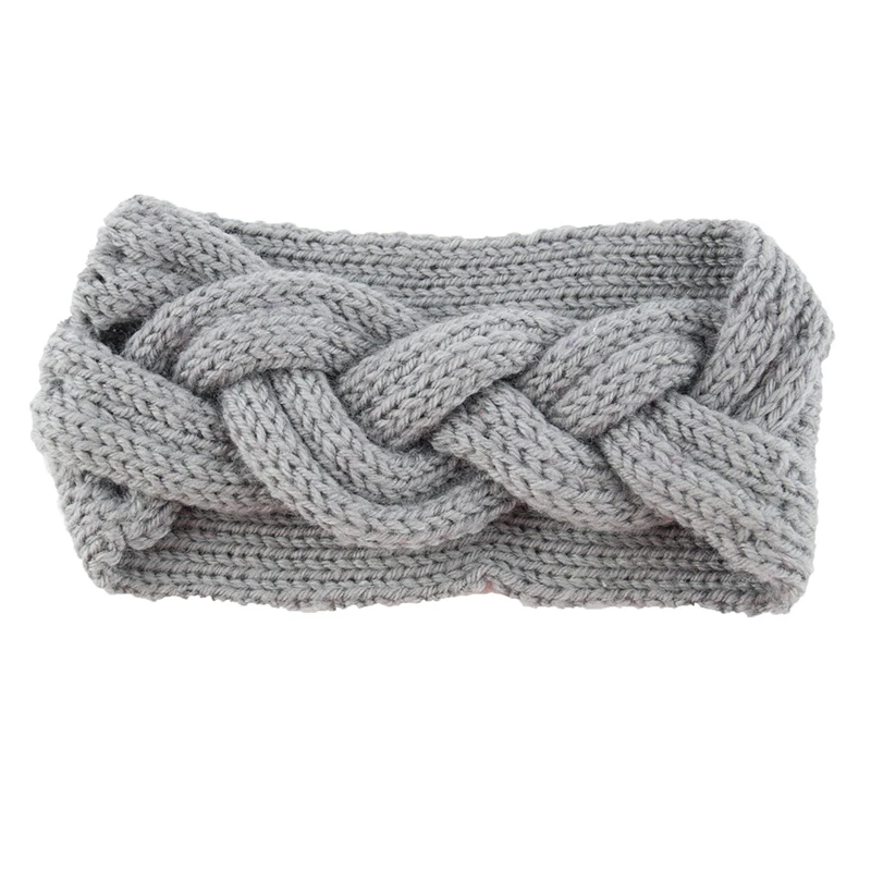 

New Knitted Knot Handwoven Headband For Women Autumn Winter Girls Hair Accessories Headwear Elastic Hair Band Hair Accessories