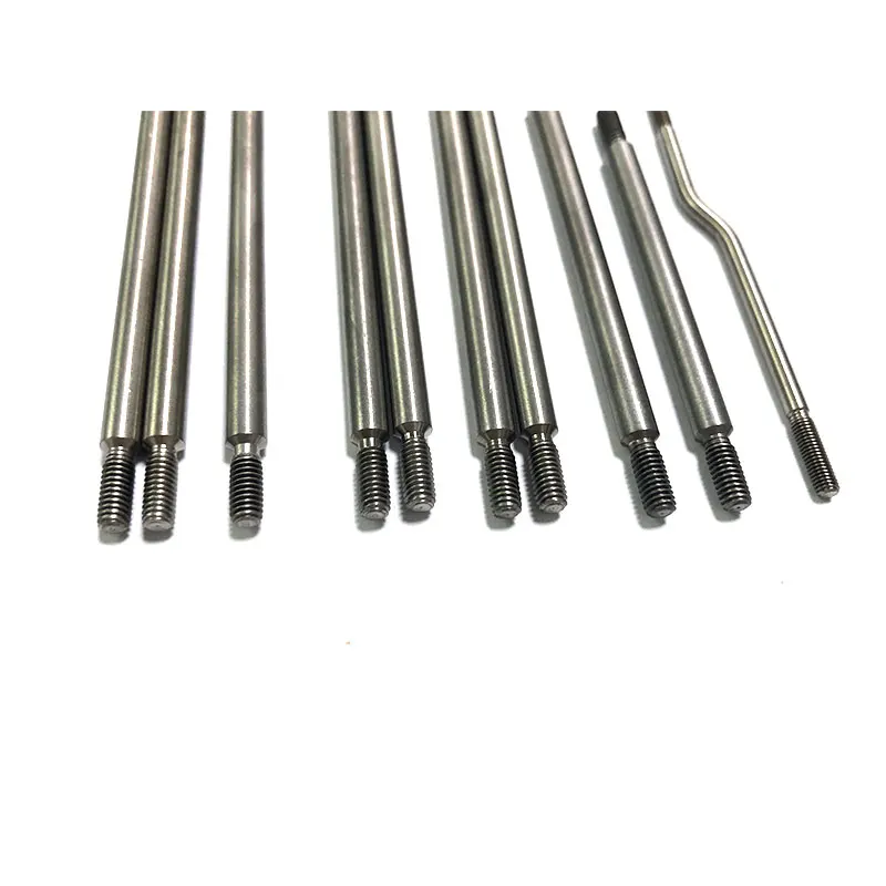 

10Pcs Stainless Steel Chassis Lever Rod Pull Rod for 1/10 Rc Crawler Car Axial SCX10 III AXI03007 Upgrade Parts