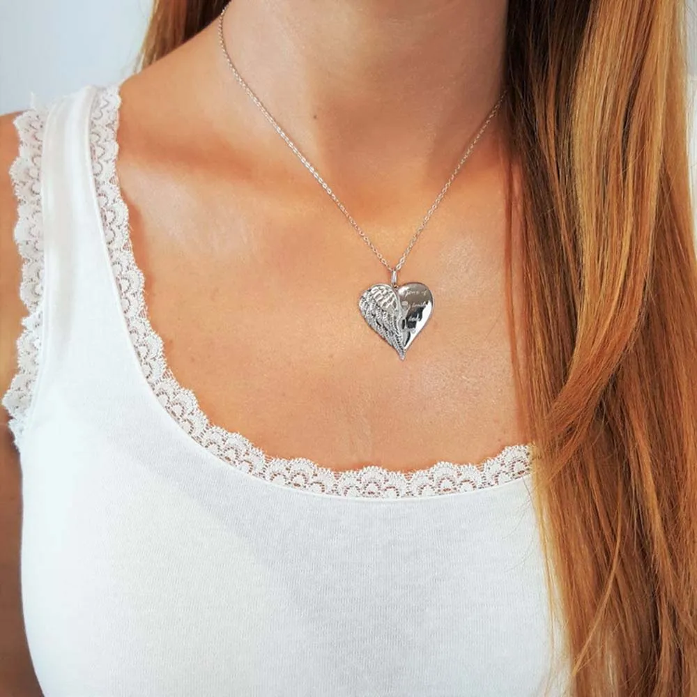 Женское колье Венчик с крыльями и сердцем|Подвески| |