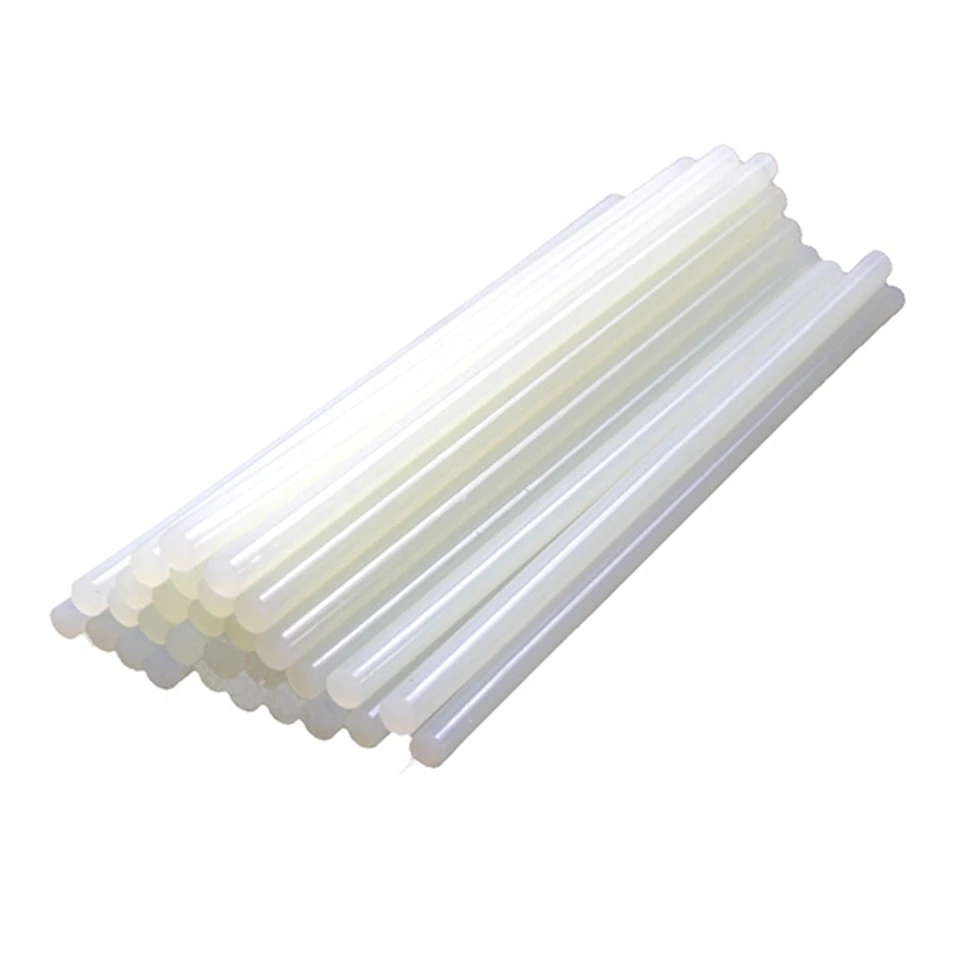 

Free shipping (10PCS/Lot) Non-Toxic Transparent 11mm X190mm Hot Melt Glue Sticks for DIY