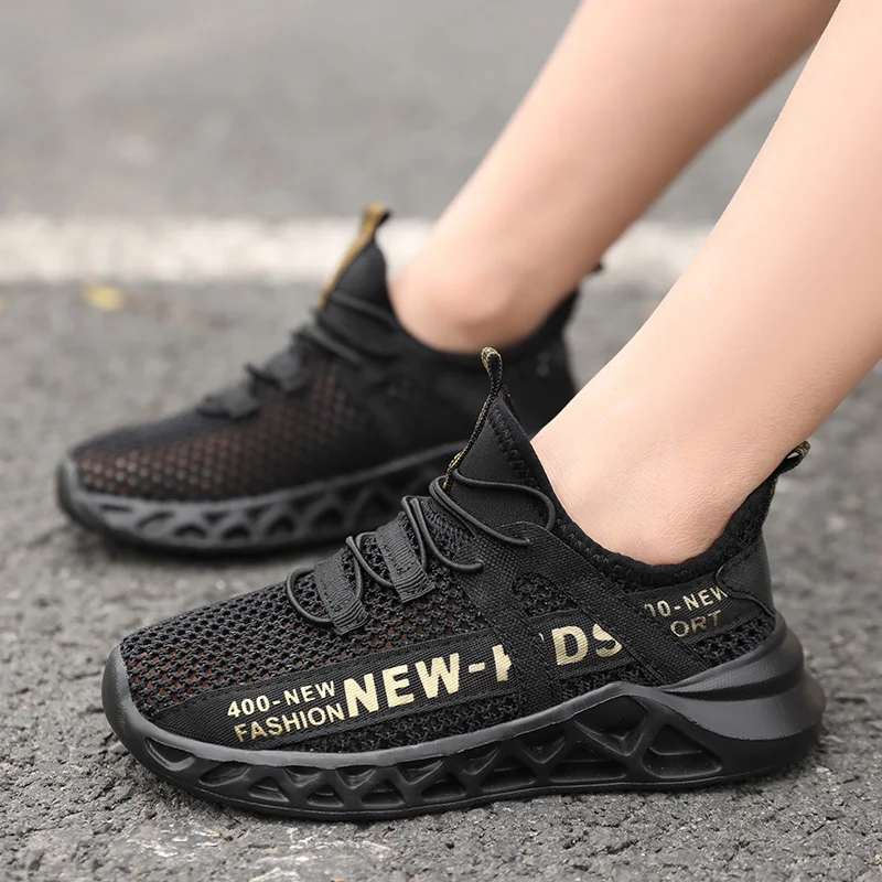 

New Kids Running Sneakers Summer Children Sport Shoes Breathable Mesh Boys Casual Walking Sneakers Lightweight Girls Tenis Shoes