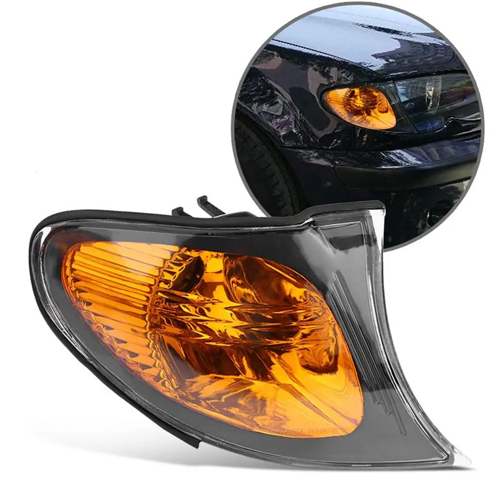 1Set Lamp Housing Turn Signal Corner Light Clear Lens No bullb Fit For BMW 3 Series E46 2002-2005 Sedan Facelift Car Accessories |