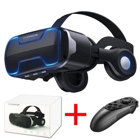 Очки виртуальной реальности G02ED VR shinecon 8.0 стандартное издание и версия гарнитуры, 3D VR Очки виртуальной реальности с дополнительным управлением