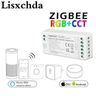 Умная Светодиодная лента MiBox, RGB + CCTrgbw, управление голосом, работает с Echo Plus SmartThings Zigbee 3,0 HUB