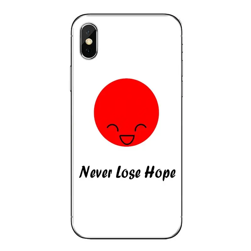 Never Lose Hope Inspirational Quote Covers For Samsung Galaxy S2 S3 S4 S5 MINI S6 S7 edge S8 S9 Plus Note 2 3 4 5 8 Coque Fundas |