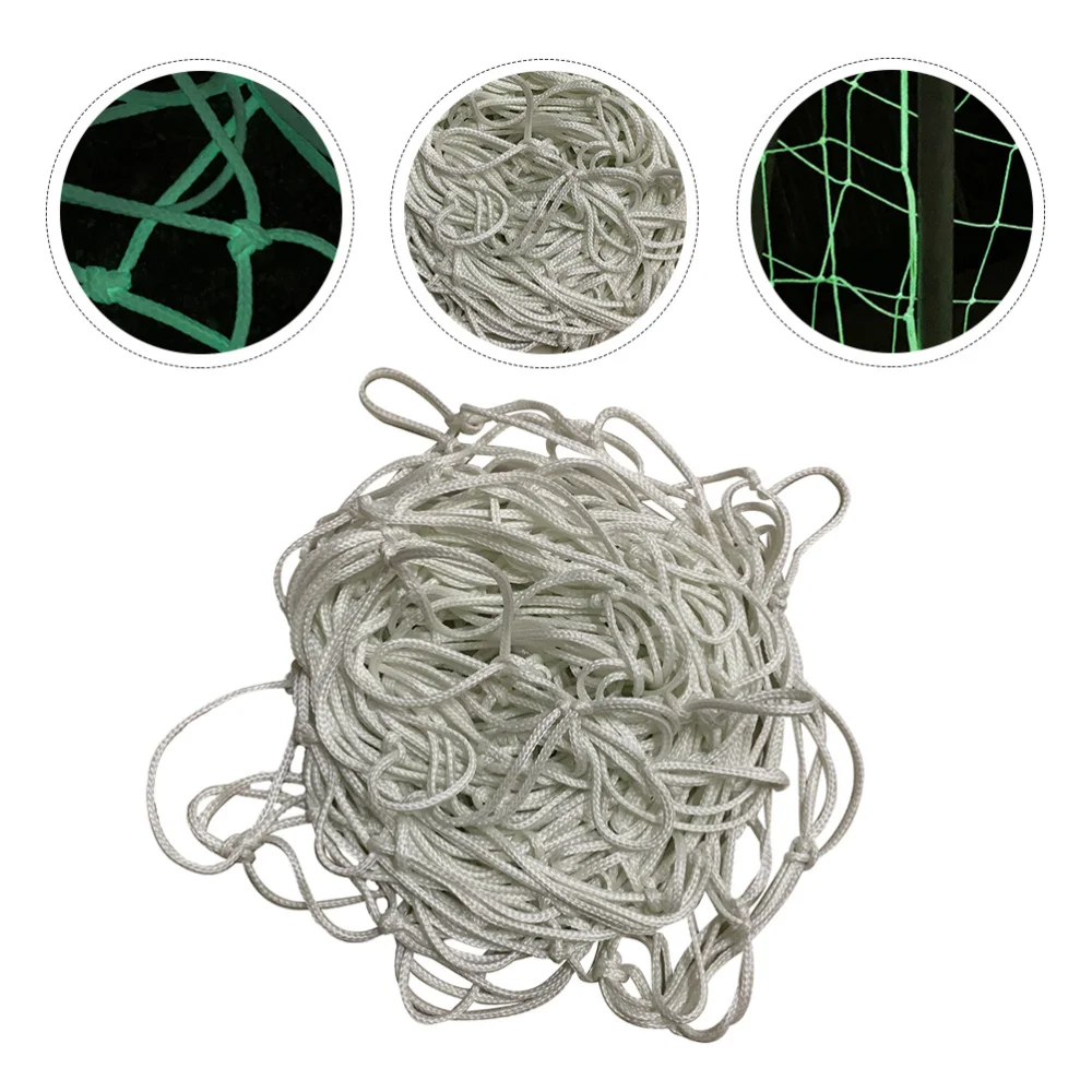 

1Pc Luminous Polyester Football Net Practical Kids Soccer Net for Home Yar