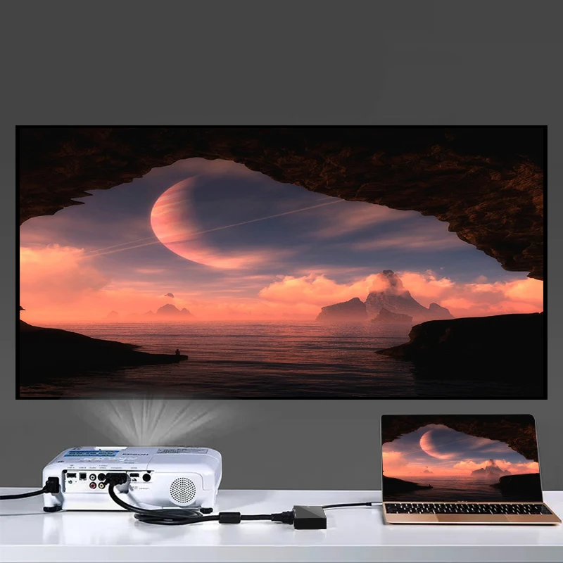 Переходник BKSCY Mini DP папа HDMI совместимый с DVI VGA мама мини кабель преобразователь