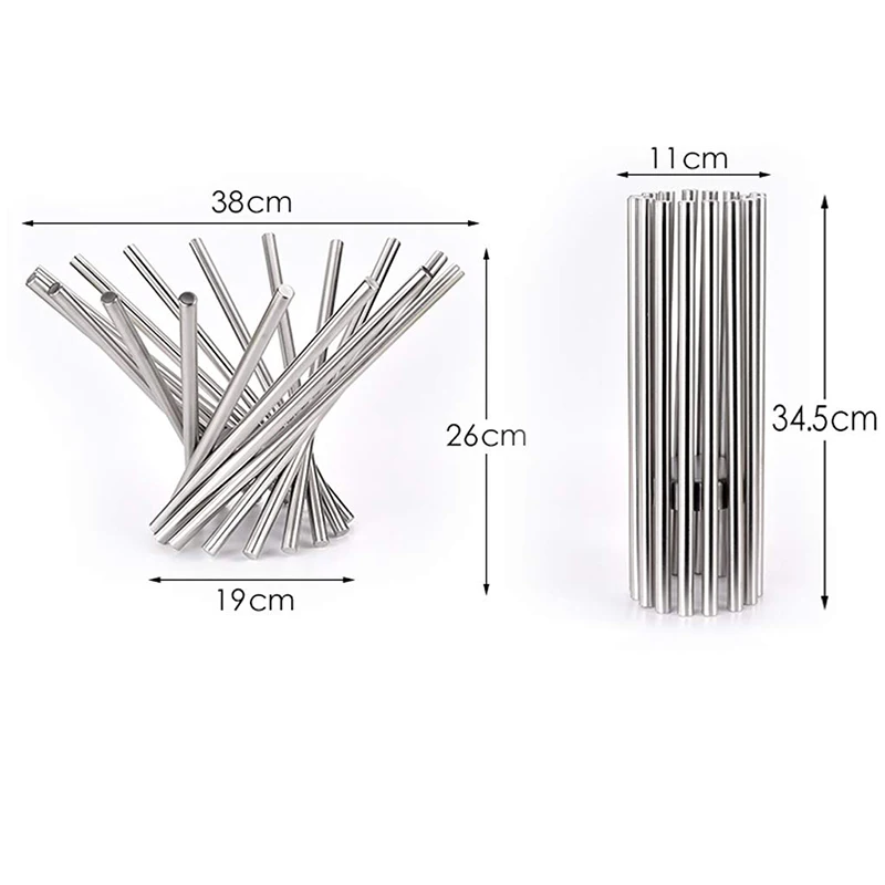 Креативные кухонные аксессуары из нержавеющей стали модная корзина для фруктов
