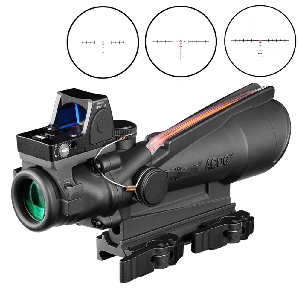 Охотничий Оптический Прицел ACOG 3 5x35 оптический прицел из настоящего Красного