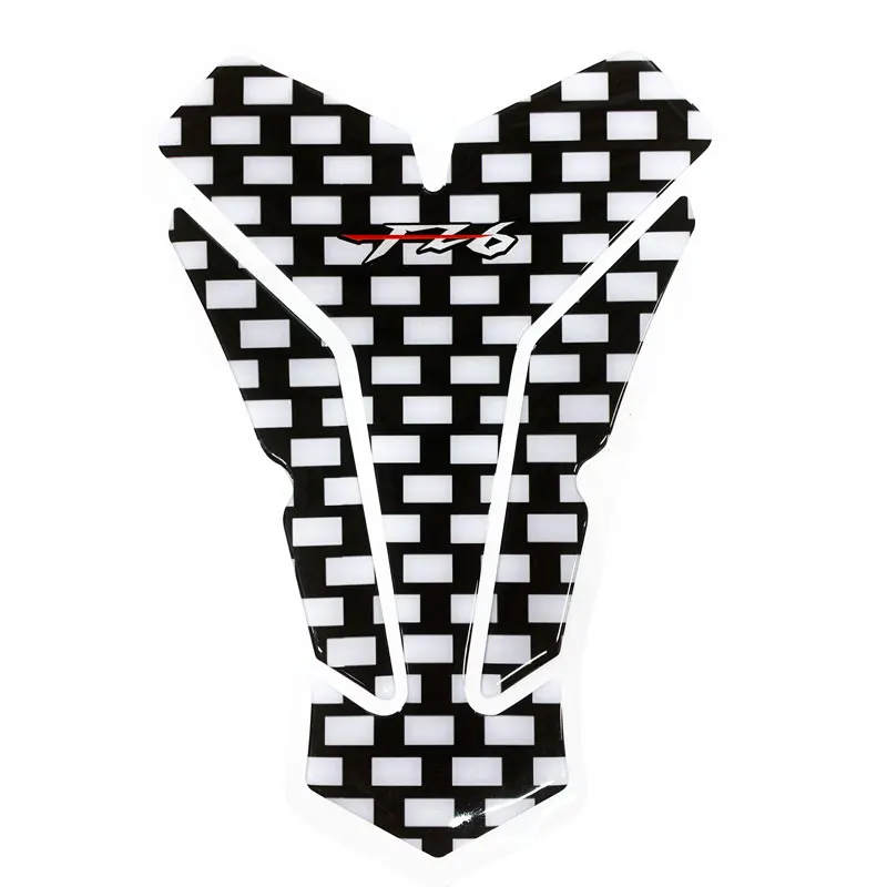 

For Yamaha FZ6 Fazer ABS 2006 2007 2008 Motorcycle Stickers Accessories 3D Gas Fuel Cap Tank Pad Protector Decoration Decal