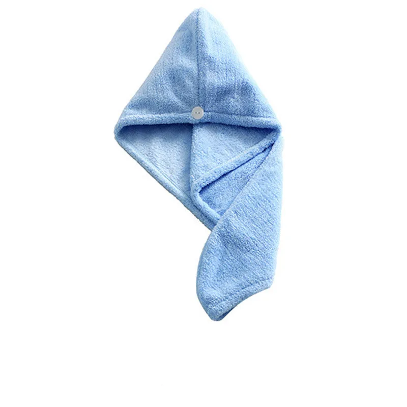 

1 Pcs Dry Hair Cap Adult Children's Microfiber Absorbent Turban Quick Thickening Shower Cap Dry Hair Towel