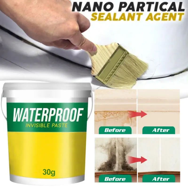 

Waterproof Transparent Sealant Toilet Interior Exterior Wall Roof Bathroom Waterproof Paste High Temperature Frost Resistance