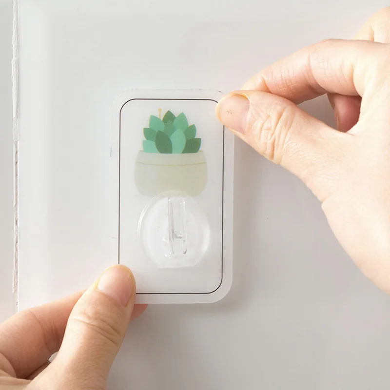 Растительный вискозный крючок без пробивки и приклеивания керамической плитки