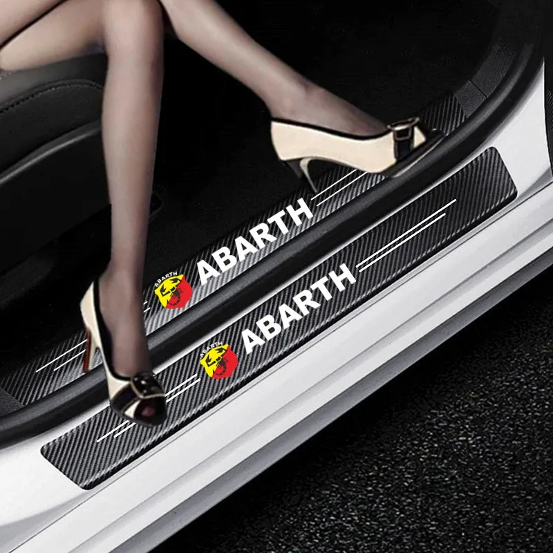 1 комплект для Fiat abarth Panda Bravo Punto Linea Croma 500 Стайлинг автомобиля углеродное волокно