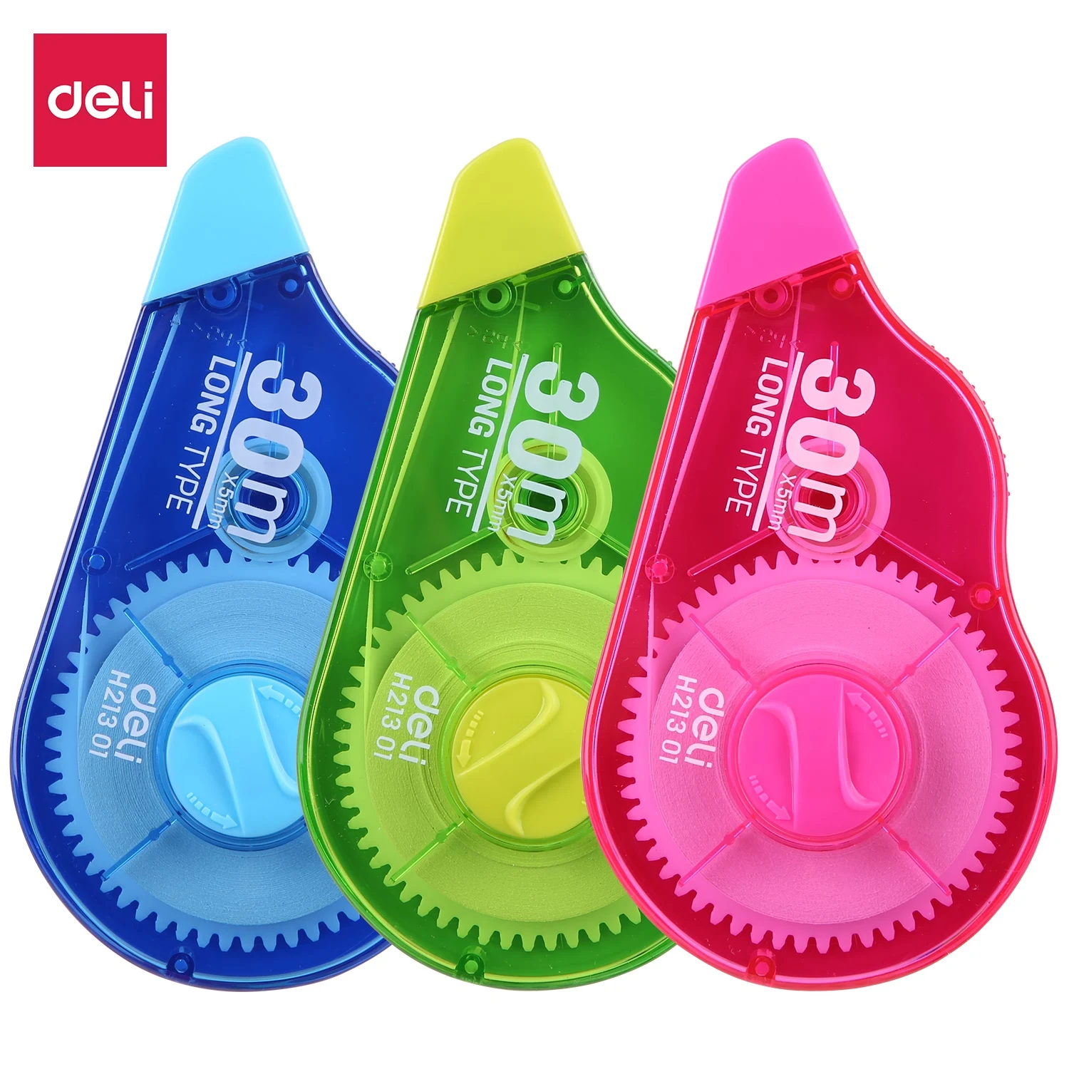 DELI Корректирующая лента большой емкости 30 М Длинные ленты милая цветная пленка