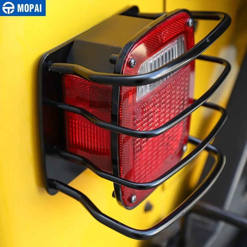 Капоты фар MOPAI для Jeep Wrangler 1997 2006 защитная крышка заднего фонаря TJ автомобильные