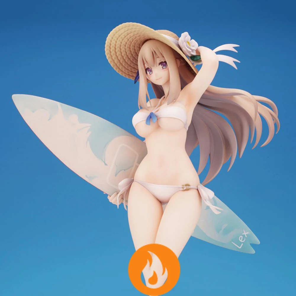 

Новые фигурки аниме Battleship Girl R Lexington Aqua Beach, купальник Ver. Фигурка в коробке-40