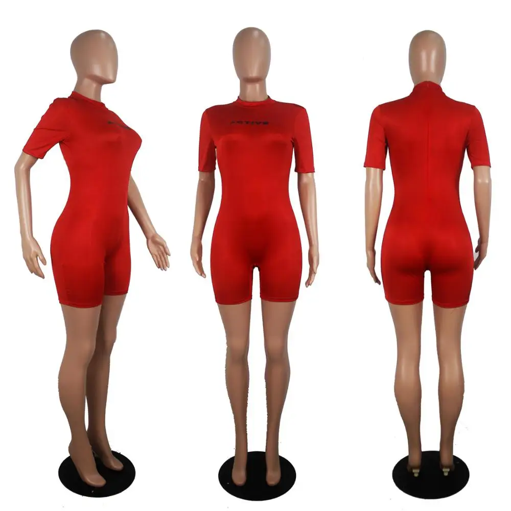 Женский спортивный костюм с буквенным принтом повседневные обтягивающие шорты