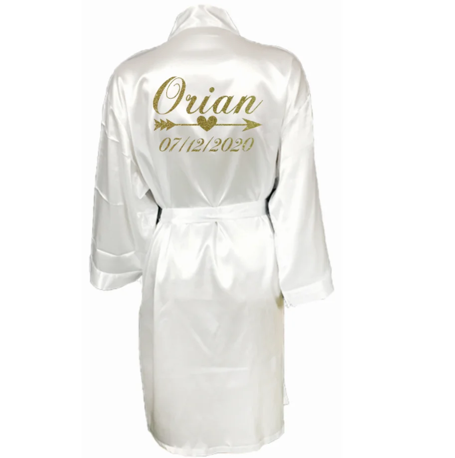 Индивидуальные свадебные халаты для невесты на заказ|Украшения своими руками