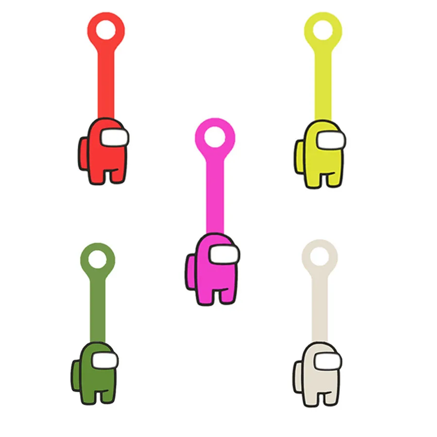 

10pcs/20pcs/30pcs Scrapers Among Us Toys Action Magnet Toys Whole Collection Children Cable DIY Toy Dropshipping Random