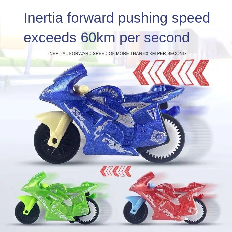 

1/3/6PCS Mini 4.5CM Children's Inertia Gifts Speed Pull Back Motorcycle Toy Model Children Rolling Boys Girls Birthday