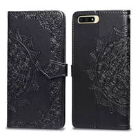 luxury flip leather case for huawei honor 7a 7 a honor7a dua l22 russian version case back phone cover case on honor y5 2018