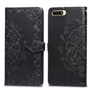 luxury flip leather case for huawei honor 7a 7 a honor7a dua l22 russian version case back phone cover case on honor y5 2018 free global shipping