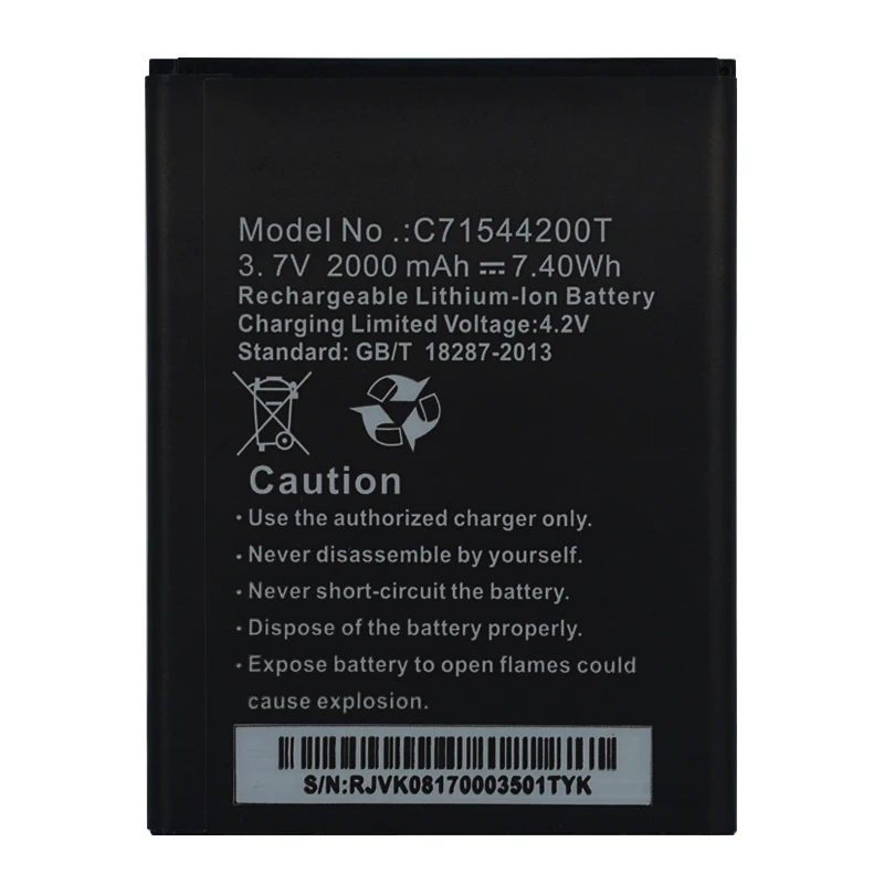 3 7 V 2000mAh Замена C71544200T батарея для BLU Studio G Bateria батареи сотового телефона |