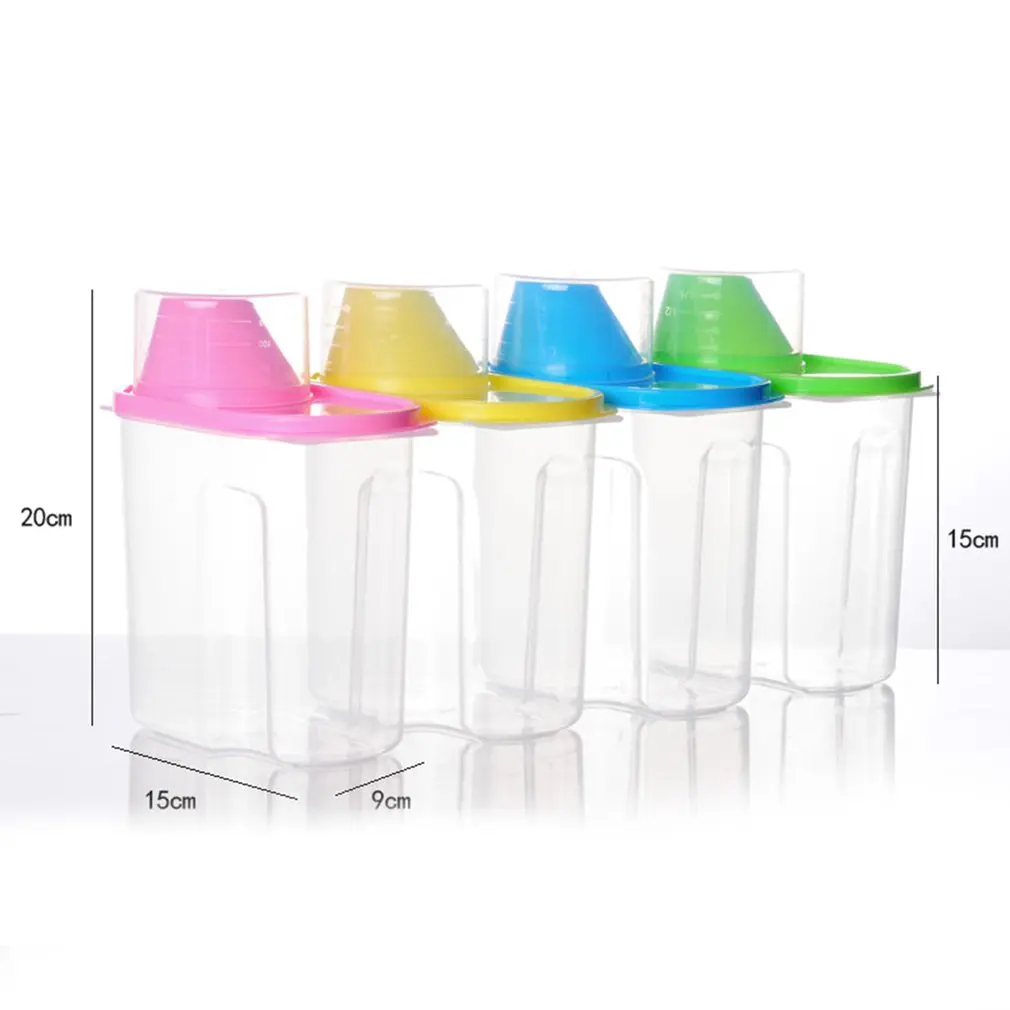 Green Kitchen Food Container Seal Pot Tea Coffee Candy Storage Tank Plastic Cereals Snacks Box | Дом и сад