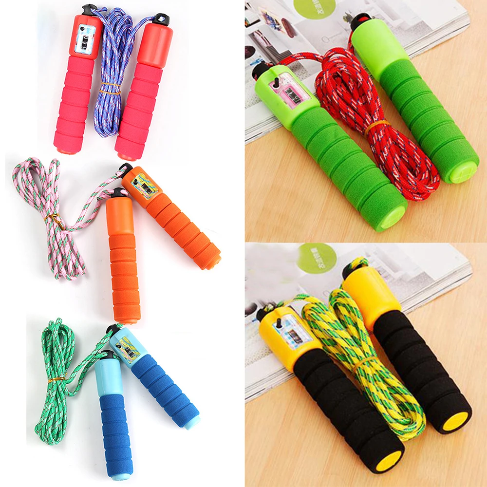 

Kid Adult Jump Rope Counter Speed Digital Adjustable Fast Speed Counting Fitness Jump Rope Professional Fitness Equipment
