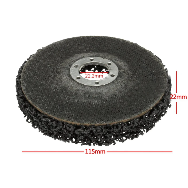 

4 Pcs Abrasive Tools 115mm Strip Wheels Paint Rust Removal Clean Angle Grinder Discs Tools for Angle Grinder