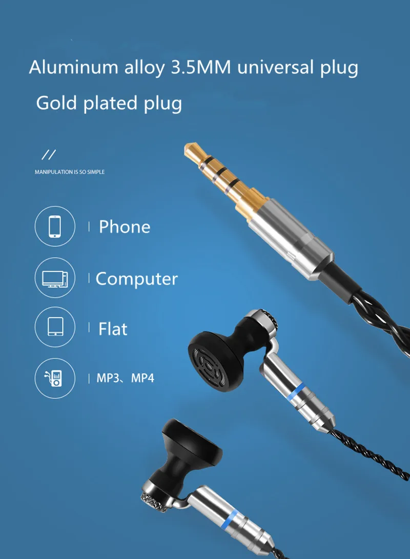 SENFER KP120 Плоские наушники HIFI ушные вкладыши Тип белка Мембранный блок спортивная температура MMCX сменный кабель dt6 pt15 pt25 v80 BL1
