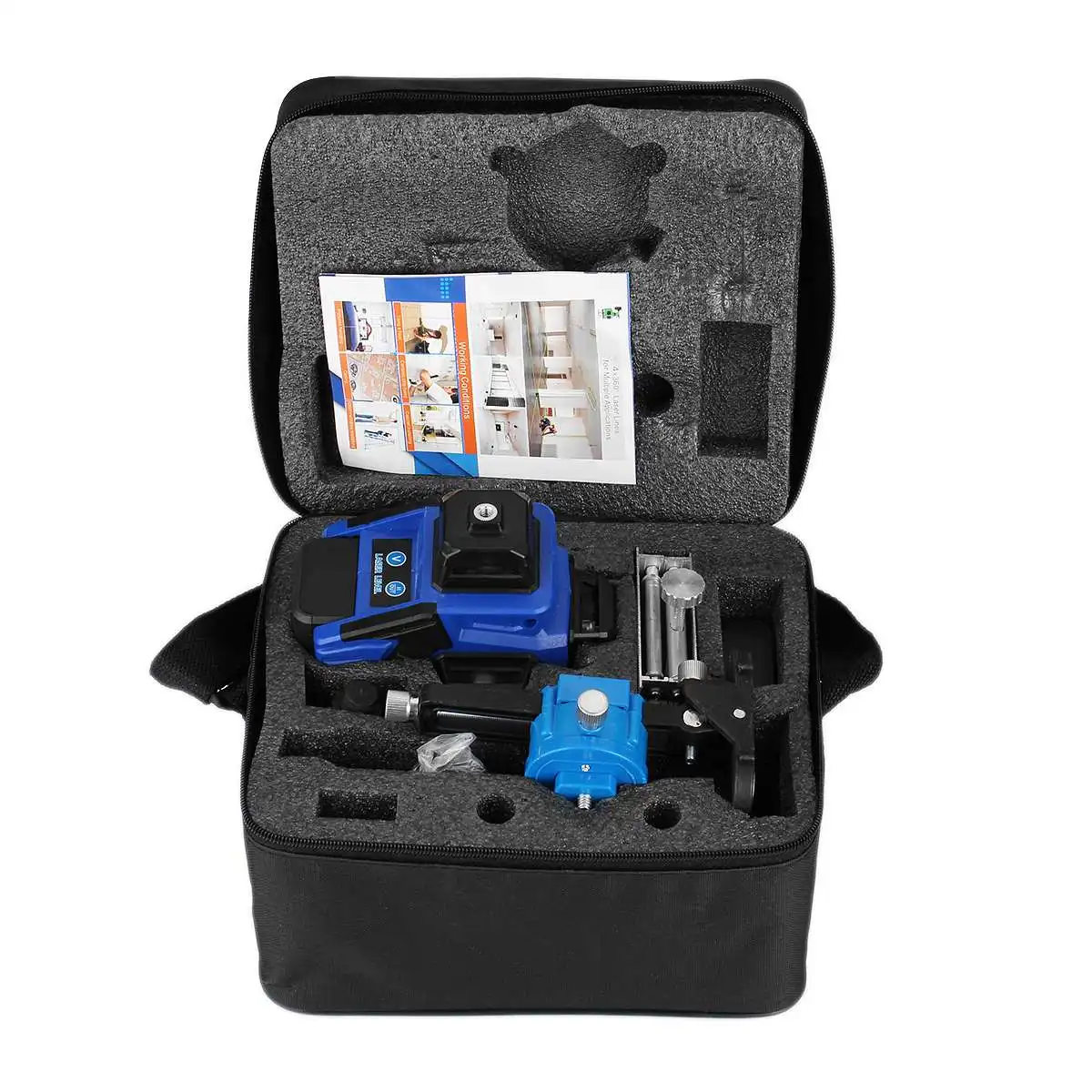 

12/16 Lines 3/4D Laser Level Self-Leveling 360 Horizontal And Vertical Cross Super Powerful Green Laser Level LED Display