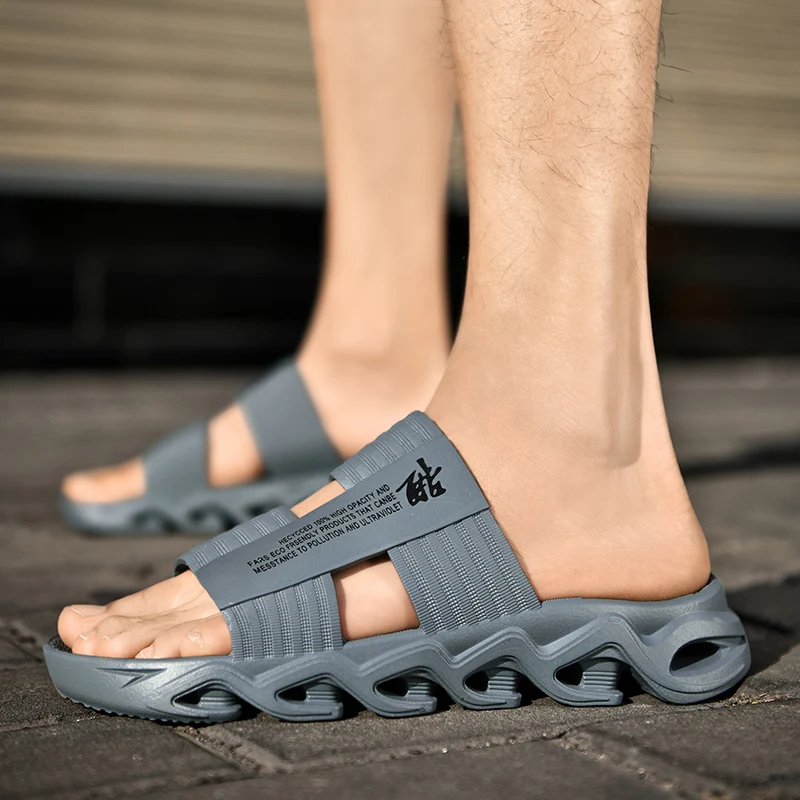 

Casual Shoes Summer Man Sandal Soft Mesh Beach Slipper Man Swimming Sandal Foam Running Comfortable Flip-flops Slipper