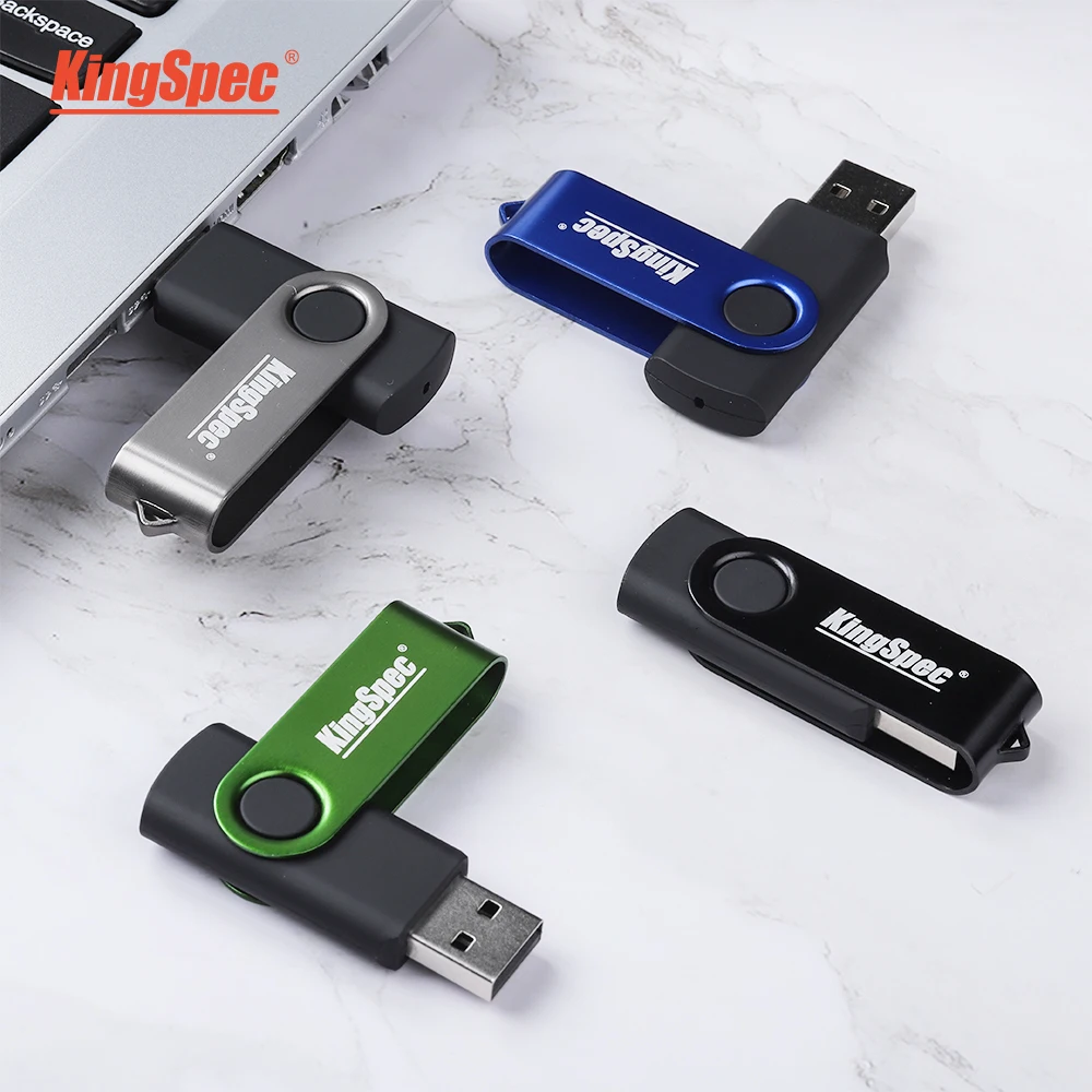 USB флеш-накопитель Kingspec водонепроницаемый 64 ГБ 32 16 128 серебристая флешка U-диск