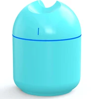 portable air humidifier 220ml mini ultrasonic car home purifier aroma anion mist maker led lamp usb essential oil diffuser