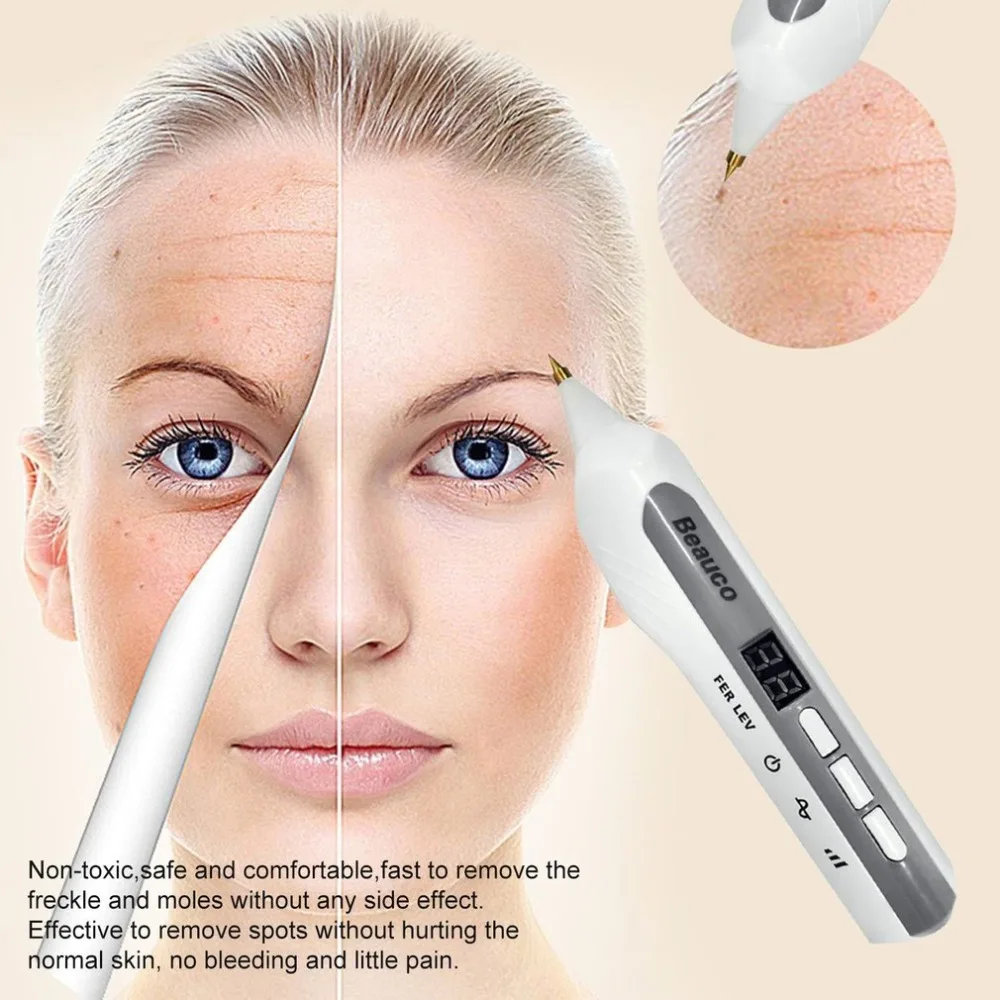 Устройство для ухода за кожей лица 3 переключаемых режима лазерная ручка