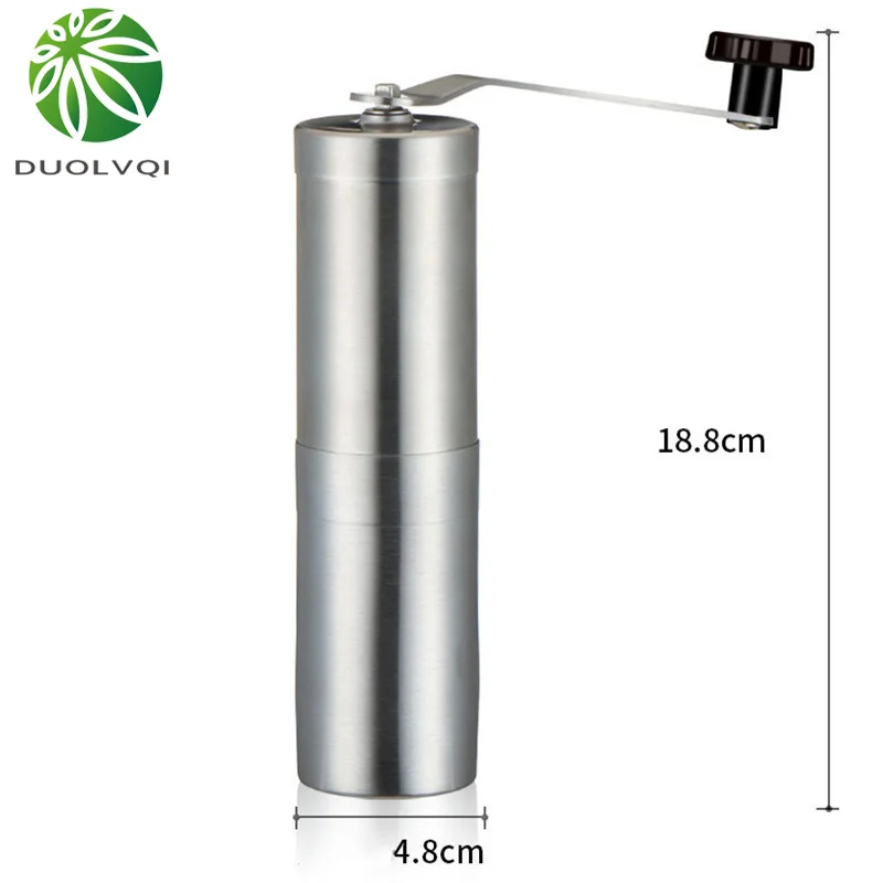 Ручная кофемолка из нержавеющей стали регулируемая Портативные