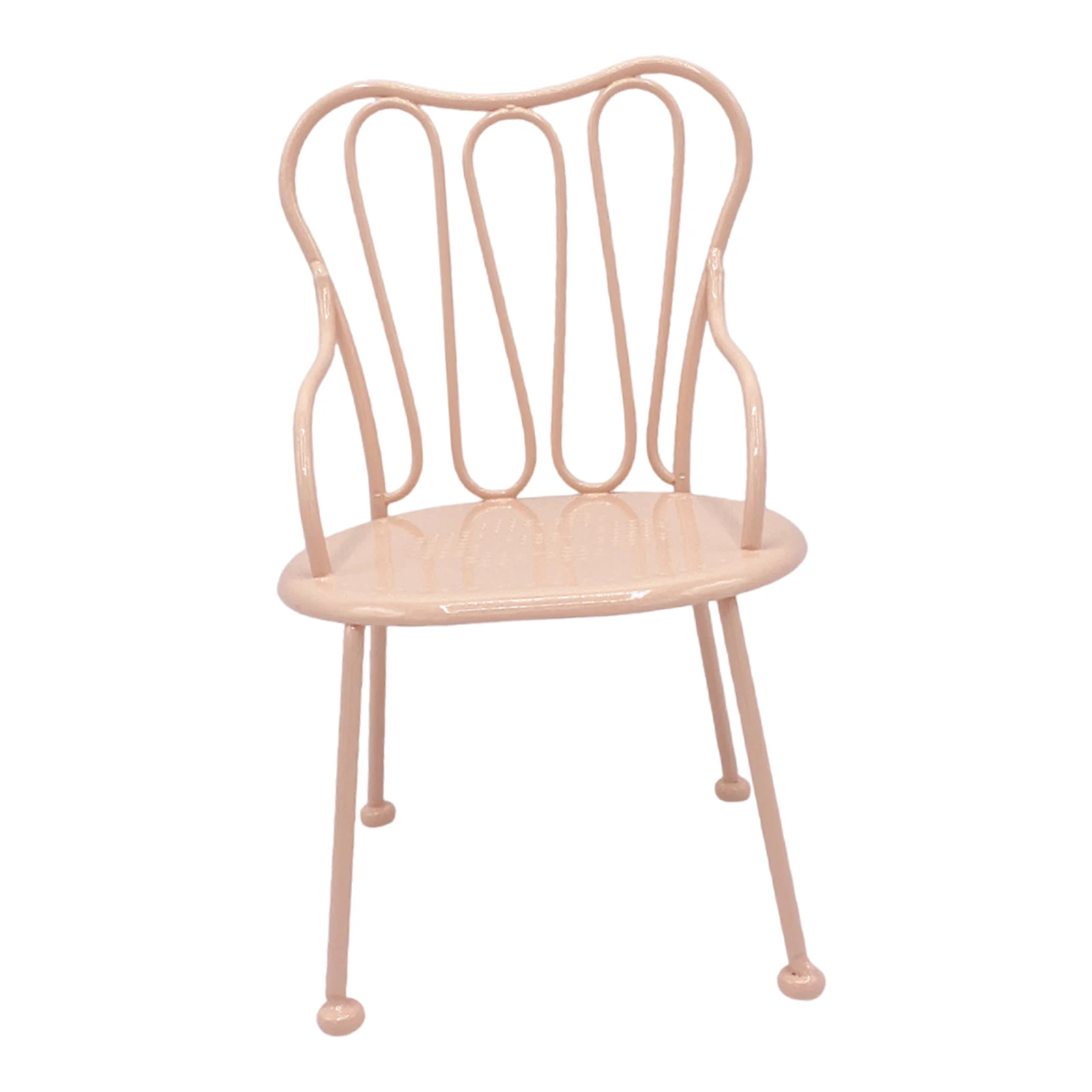 

Baby Doll Iron Dining Chair Furniture Set for 1/16 Blythe Dolls Toys Gift
