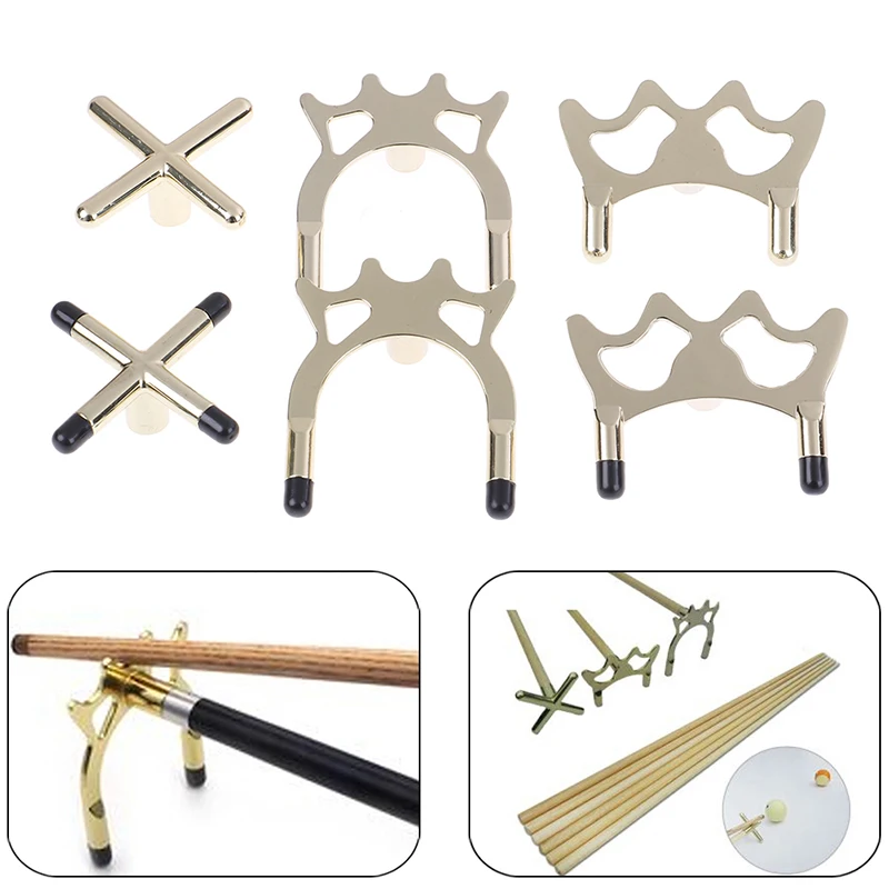 

1 PC Copper Stick Frame Billiards Snooker Pool Cue Rest Bridge Head Holder Accessories Drop Shipping