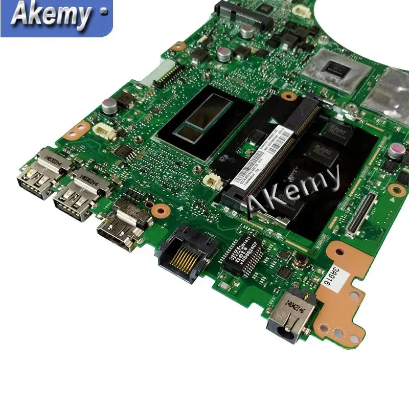 Akemy S551LB материнская плата для ноутбука ASUS S551LN S551LD S551L тест оригинальная 4G RAM I5-4200U