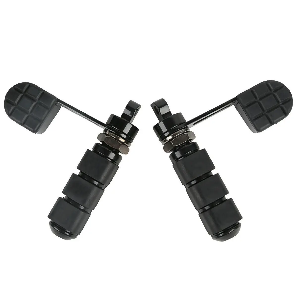 Motorcycle Foot Pegs With Heel Rest For DYNA FXDF FAT BOB FXDC FXDX Softail Fatboy Super Glide FXWG FXR | Автомобили и мотоциклы