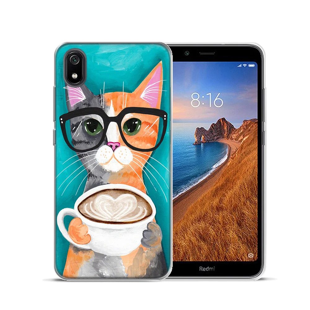 Кофе mi lk бутылка кошка силиконовый чехол для Xiaomi 9 SE 9T Pro 5X A1 6X A2 A3 Red K20 7 Y3 5 Plus Note 10 4 4X5