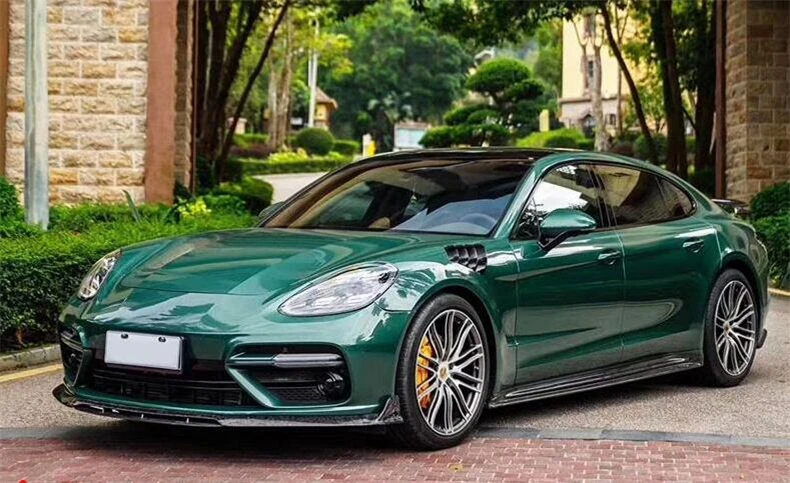 Передний и задний бампер для Porsche Panamera 971 передний спойлер боковая юбка из