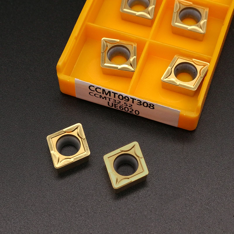 CCMT09T308 UE6020 Carbide Inserts CCMT09T308 Blade Internal Turning Tool CNC Lathe Cutting Tool Accessories