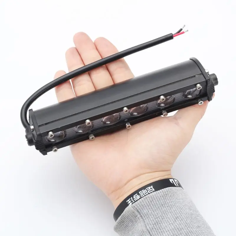 

8inch 60W Long Bar Work Light LED Spotlight Flood Spot Suv Boat Driving Lamp For Offroad