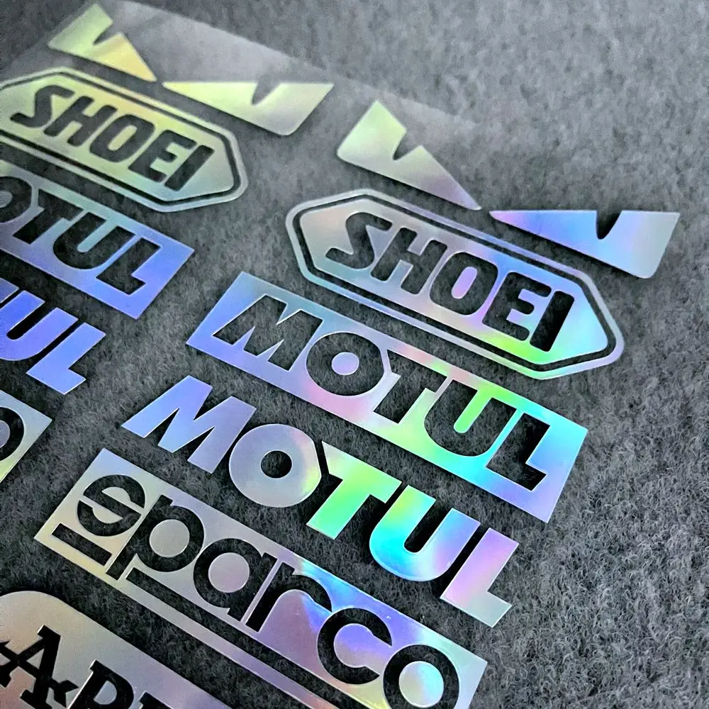 1 комплект светоотражающих боковых наклеек для мотоциклетного шлема с