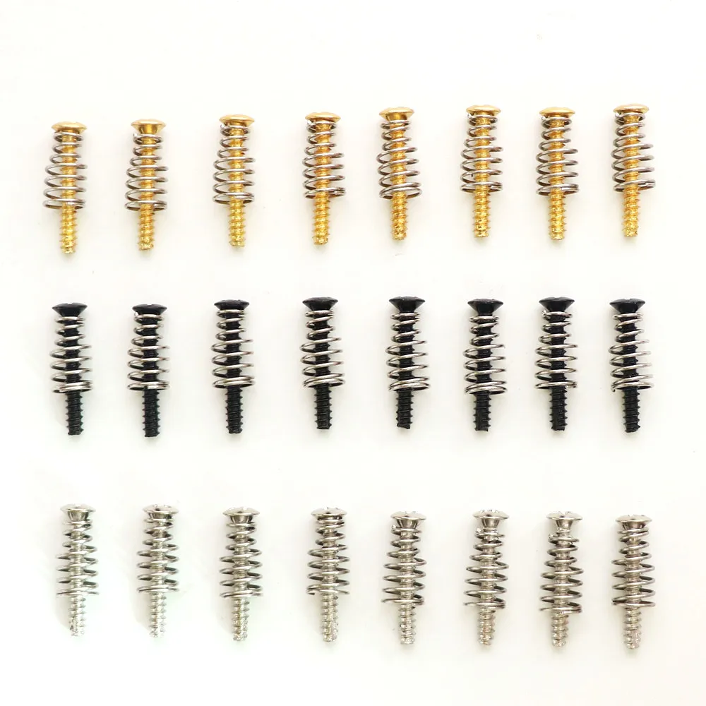 Бесплатная доставка 8 шт. Шурупы для гитары с одной катушкой и пружинные ra Tornillo