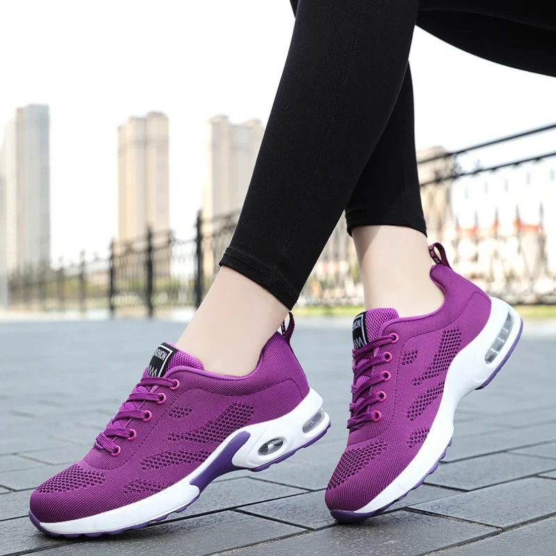 

Shoes for Women 2021 New Air Cushion Shoes Women's Sports Shoessoft Sole Breathable Comfortable Sports Shoes Tennis Female Shoes