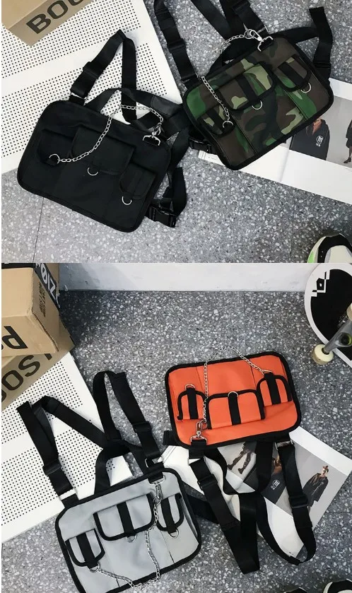 2019 Новый Канье Уэст стрит Инс горячий стиль Грудь Rig Военная Тактическая